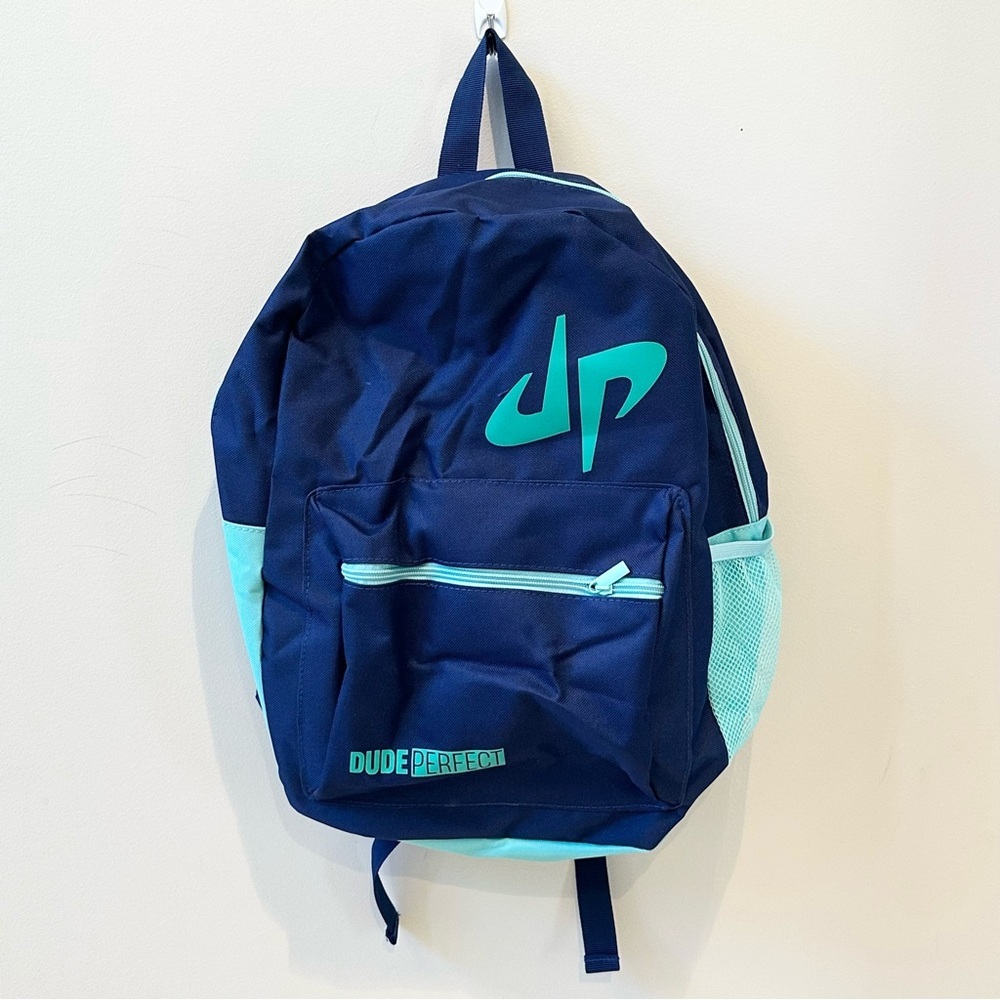 Dude Perfect Navy and Teal Backpack